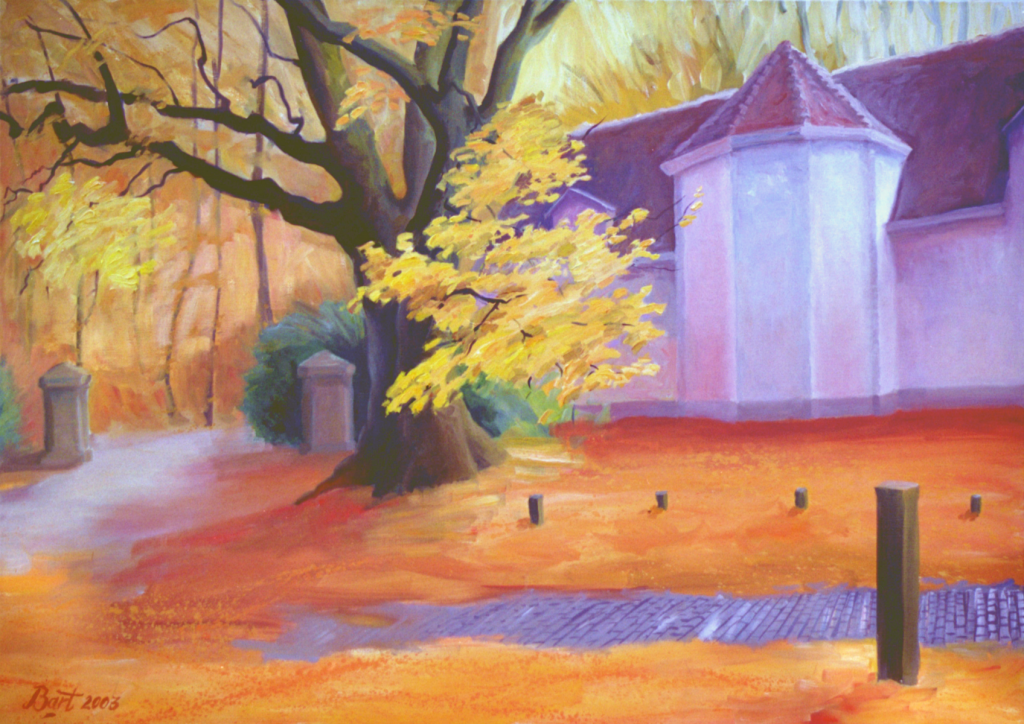 "Roze herfst bij de Duno villa", 2003