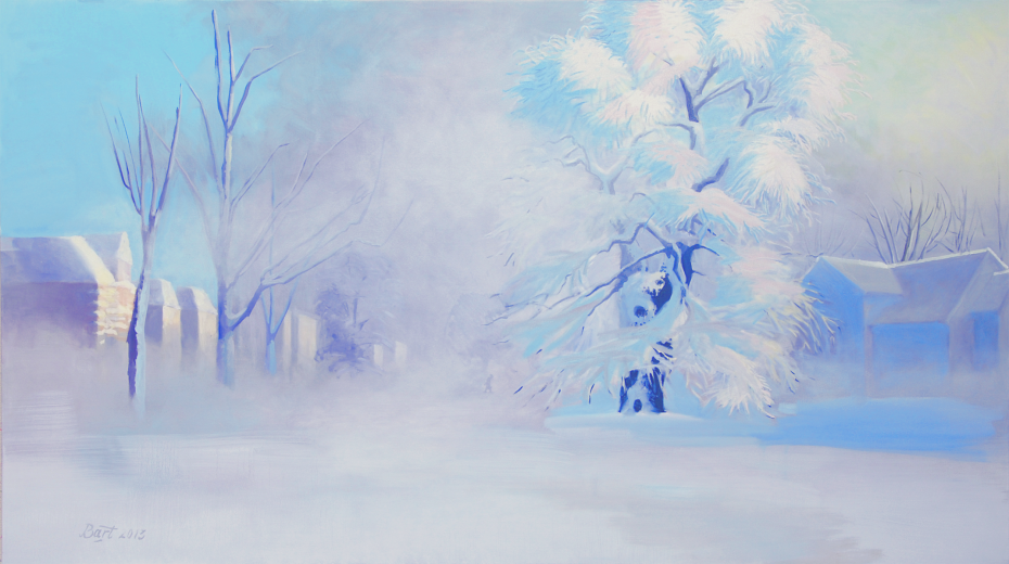 "Winterochtend, mist.", 2013