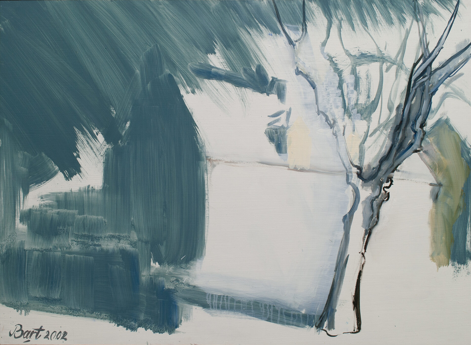 "Arbeiderswoning met onweer III", 2002