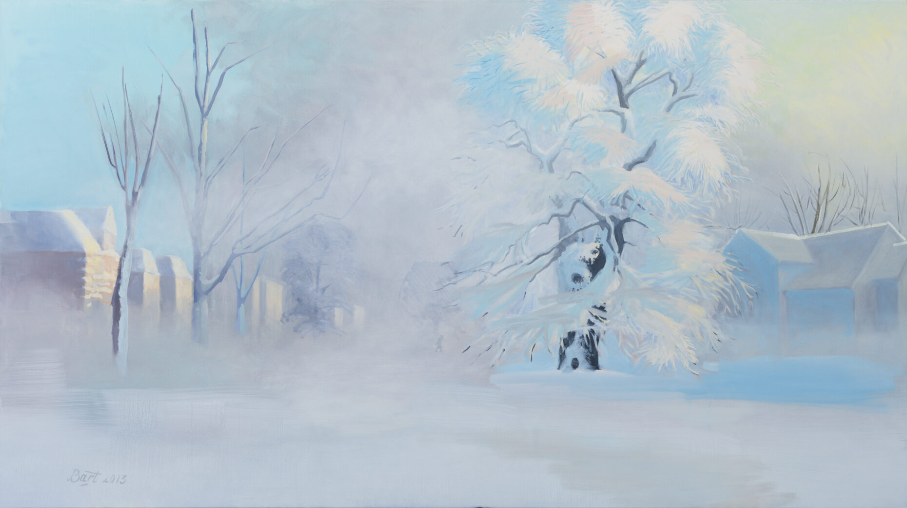 "Winterochtend, mist.", 2013